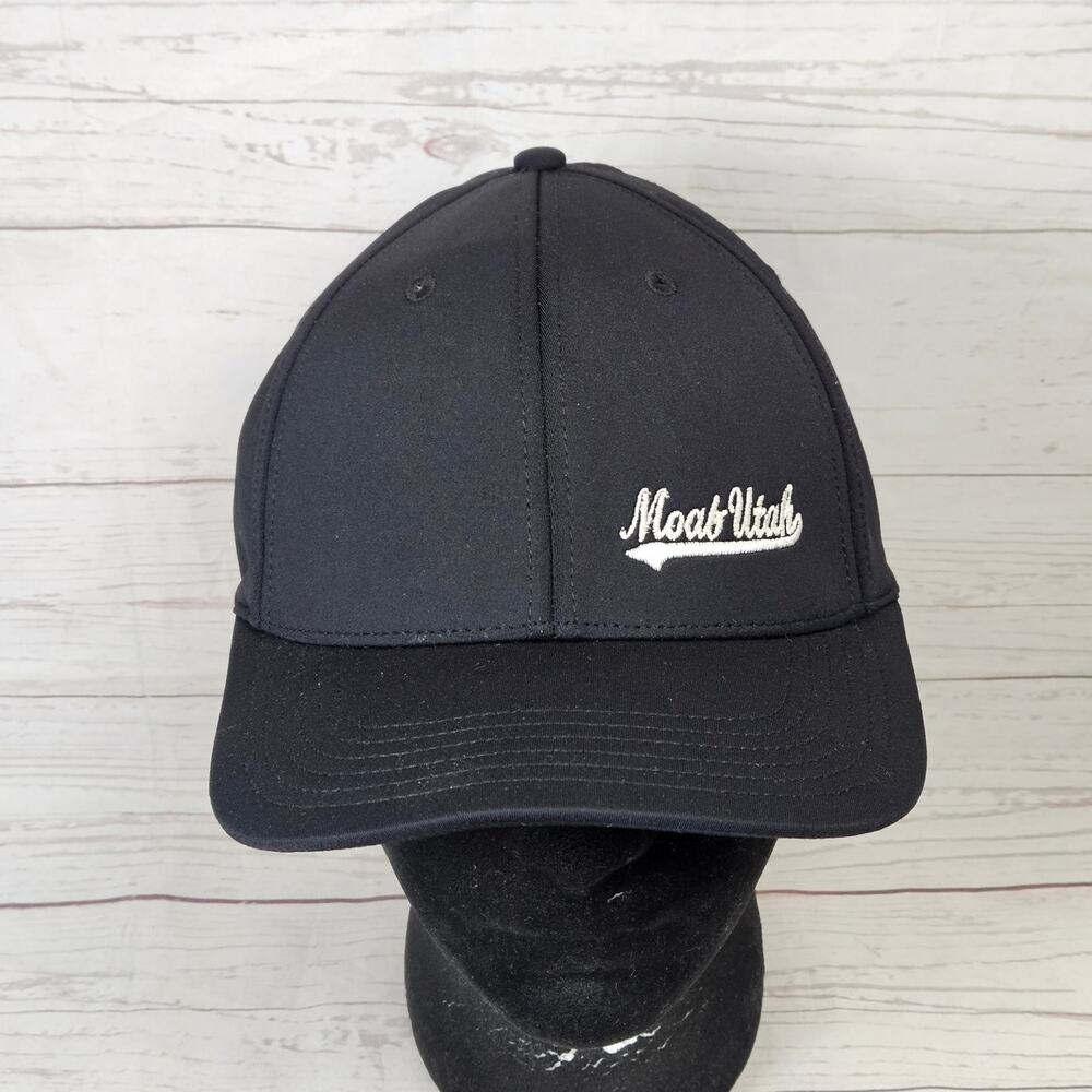Moab Utah Triangle Headwear Baseball Cap Men's Adjustable One Size Black